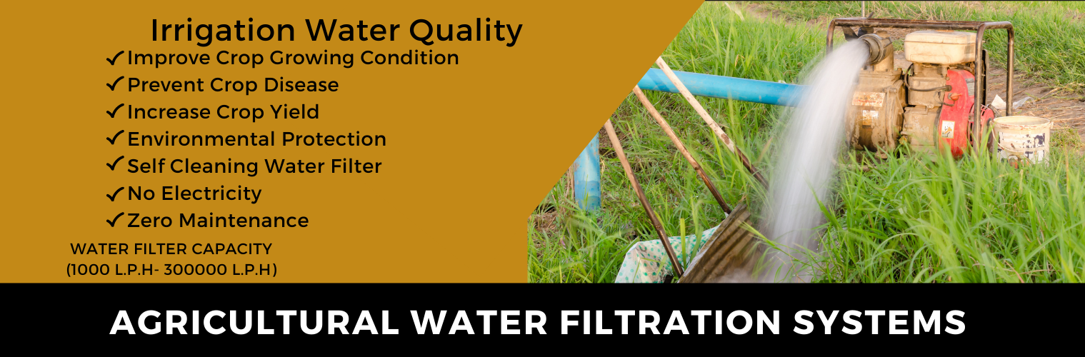 Agriculture & Farming Water Filtration System -  Self Cleaning In Line Nano Filters